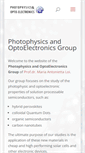 Mobile Screenshot of photophysics-optoelectronics.nl